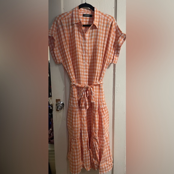 LAUREN RALPH LAUREN LINEN DRESS 👗 - Picture 2 of 5